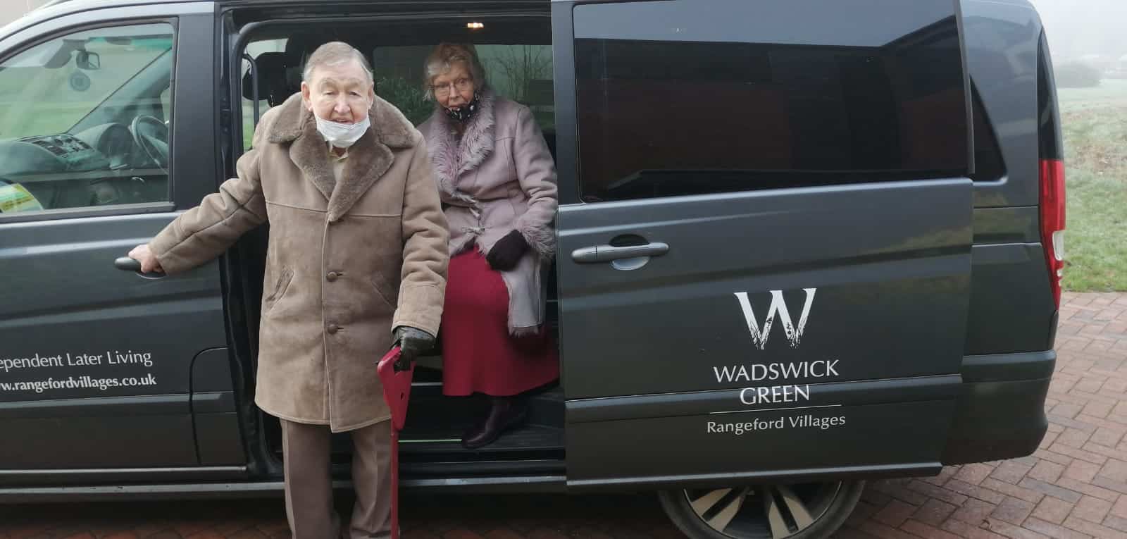 Residents using Wadswick Green Transport