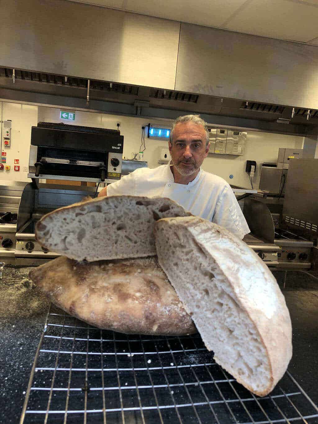 Wadswick Green Chef Baking Bread