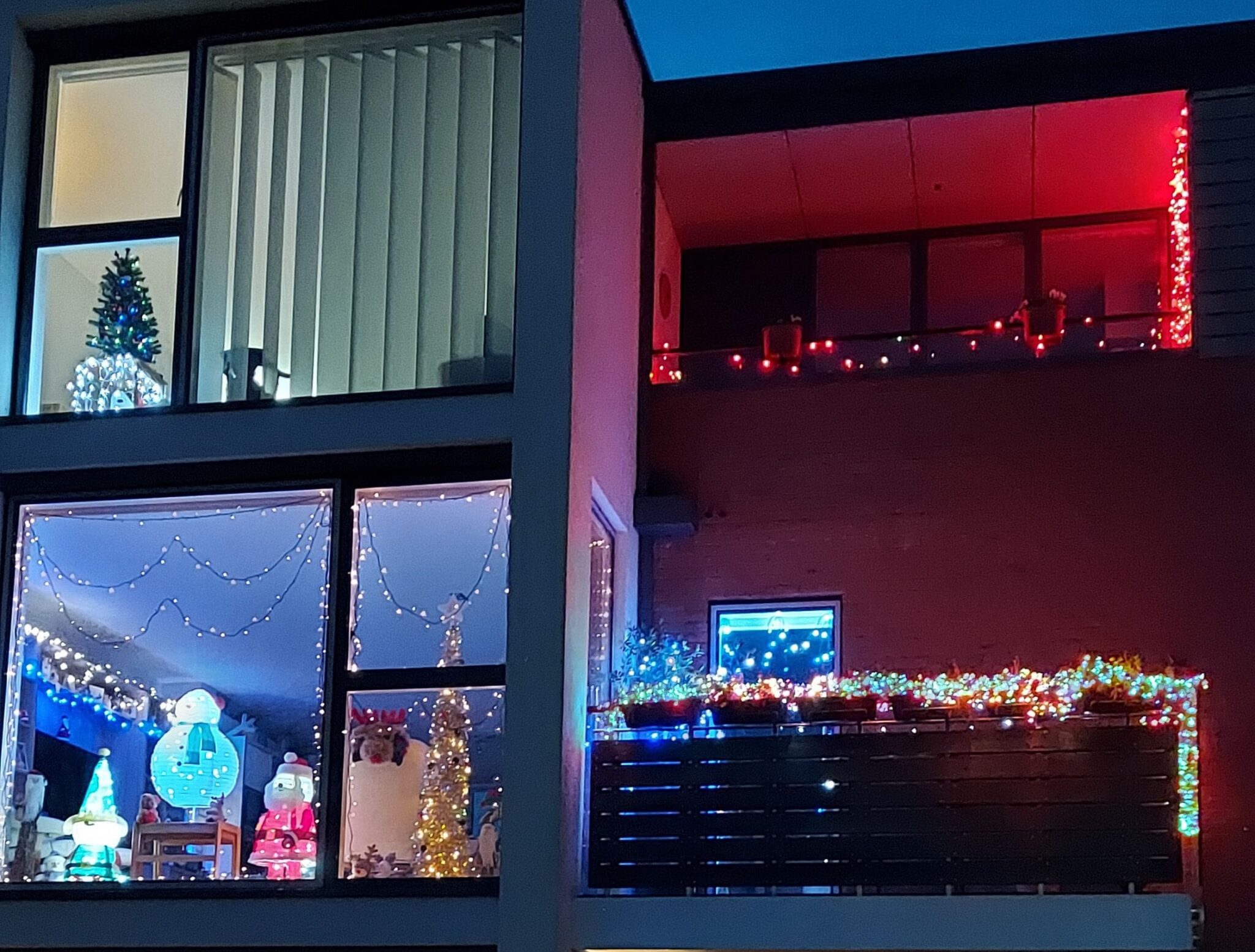 Christmas Balconys at Wadswick Green